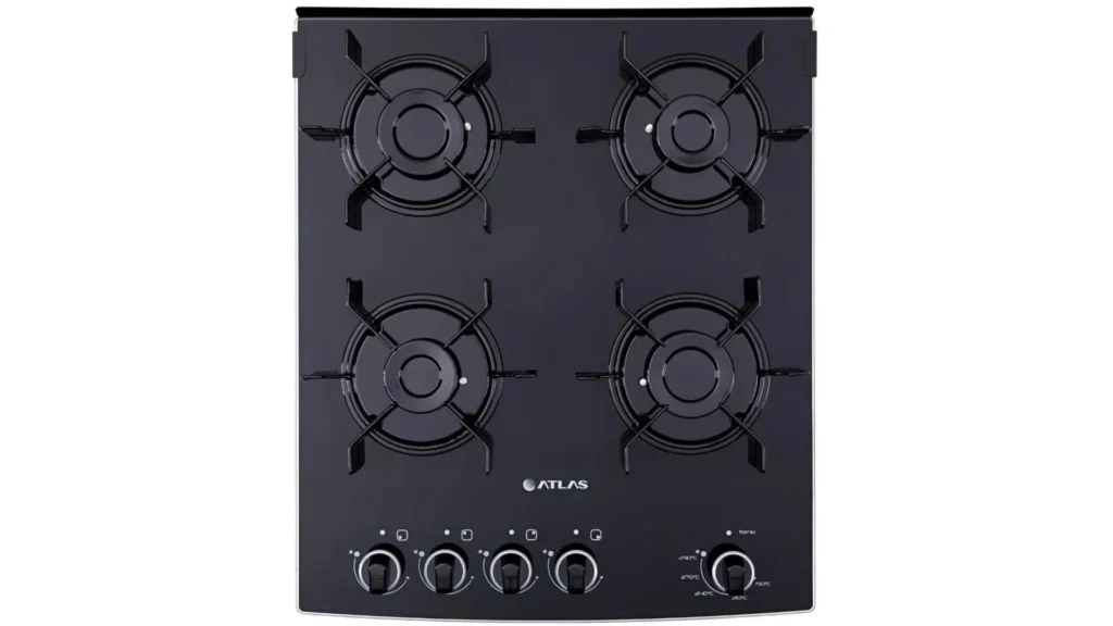 Fogão 4 Bocas Atlas Atenas Glass