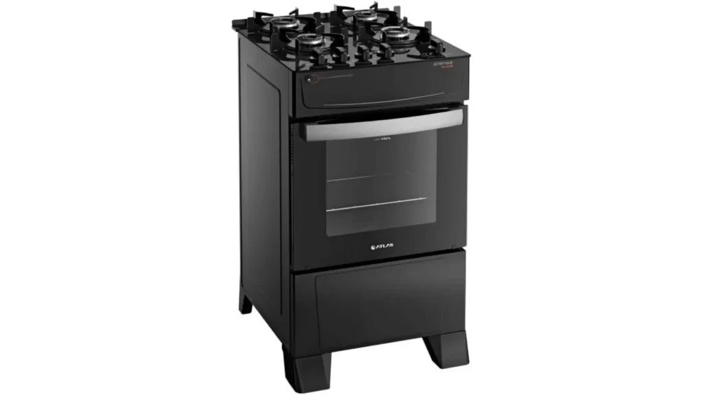 Fogão 4 Bocas Atlas Atenas Glass