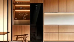 Geladeira Panasonic BB41 Black Glass 397L