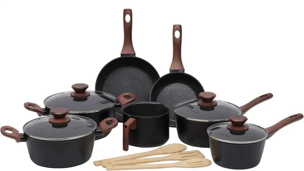 Conjunto de Panelas Mimo Style Cook Black 10 Peças