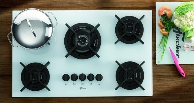 Cooktop à Gás Fischer 5 Bocas Infinity