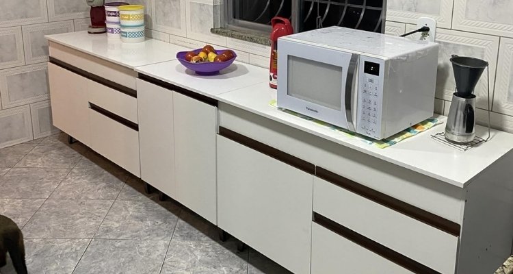 Kit com 2 Balcões de Cozinha Madesa Reims