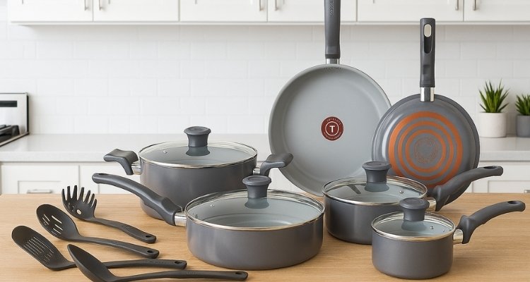 Jogo de Panelas Tefal Recycled Ceramic 10 Peças