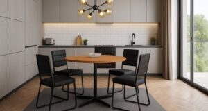 Conjunto Sala de Jantar 4 Cadeiras Charlotte Carraro