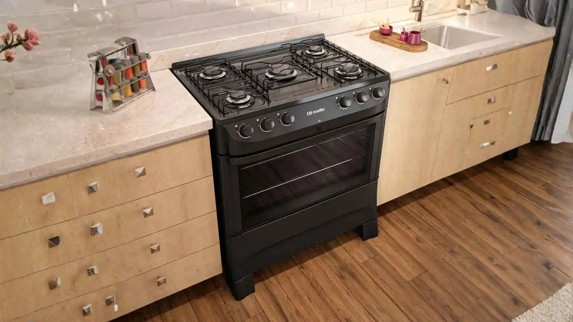 Fogão 5 Bocas Mueller MFI5BC