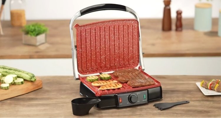 Press Grill Mondial Red Ceramic PG-02
