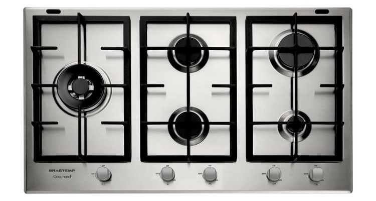 Cooktop 5 Bocas Brastemp BDK90DR