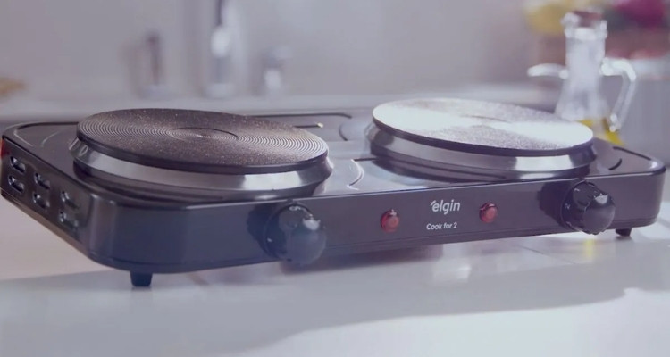 Fogão Elétrico Cooktop 2 Bocas Elgin