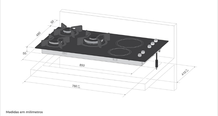 Cooktop 5 Bocas Fischer 7730