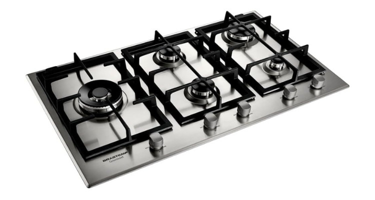 Cooktop 5 Bocas Brastemp BDK90DR