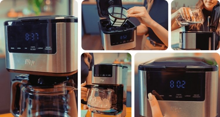 Cafeteira Digital Aroma WAP WCD 1500
