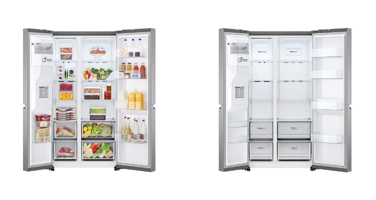 Geladeira LG Side by Side UVnano 611L GC-L257SLPL