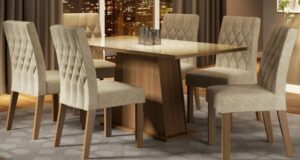 Conjunto de Sala de Jantar Madesa Rafaela