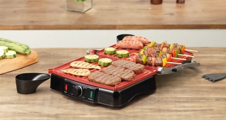 Press Grill Mondial Red Ceramic PG-02