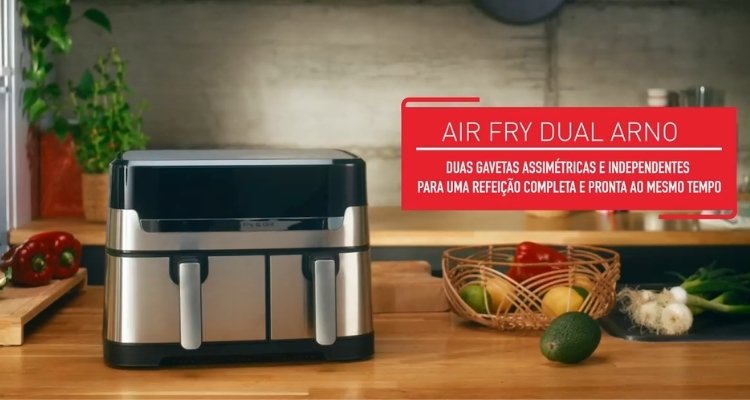 Fritadeira Airfryer Arno Dual AFD2