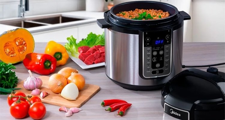 Panela de Pressão Elétrica Mastersteam Midea