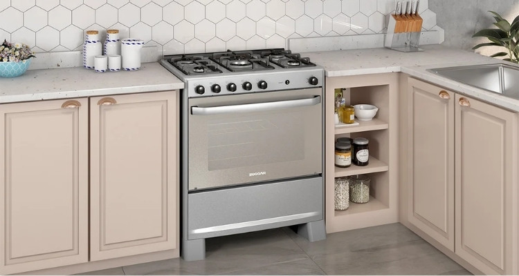 Fogão 5 Bocas Suggar Select Prata FGISL510PRIX