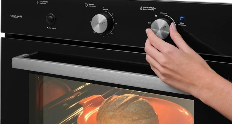 Forno a Gás de Embutir Fischer Infinity 78L