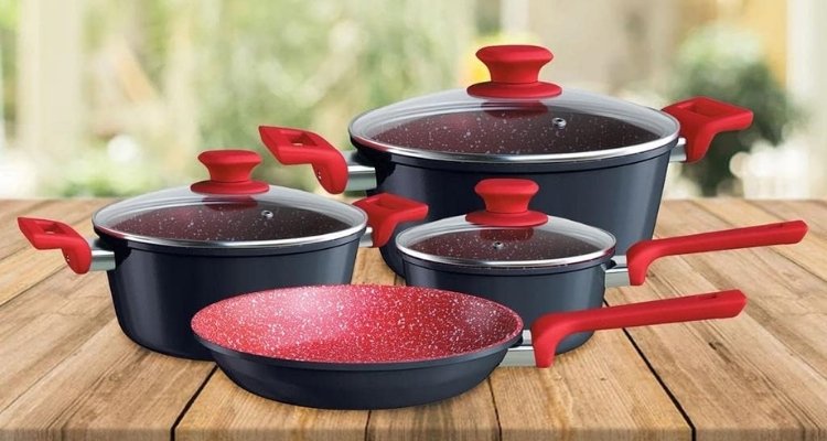 Conjunto de panelas Euro Home ALU8709-VO
