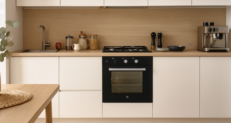 Forno a Gás de Embutir Fischer Infinity 78L