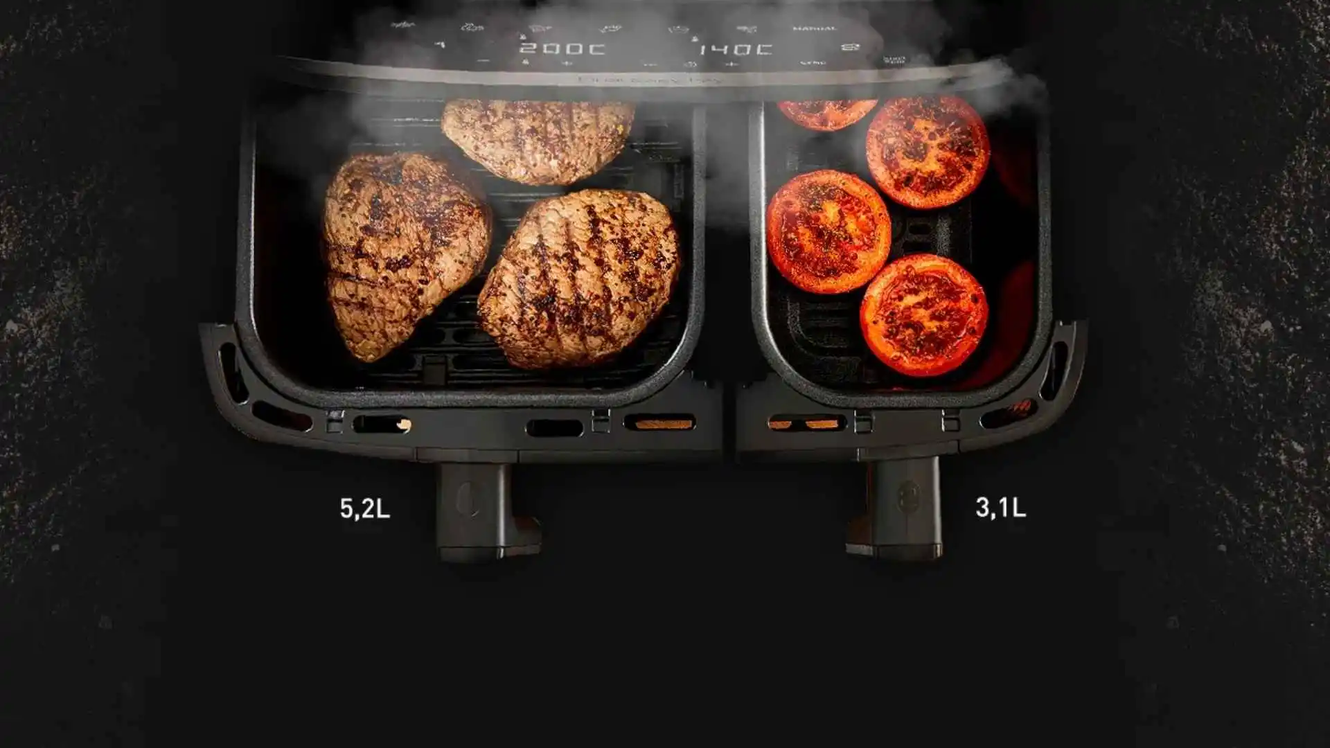 Fritadeira sem Óleo Airfryer Arno Dual