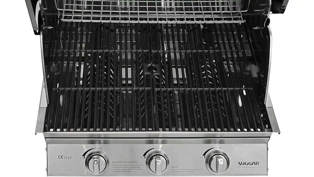 Churrasqueira para Bancada Inox a Gás Suggar CH3001IX