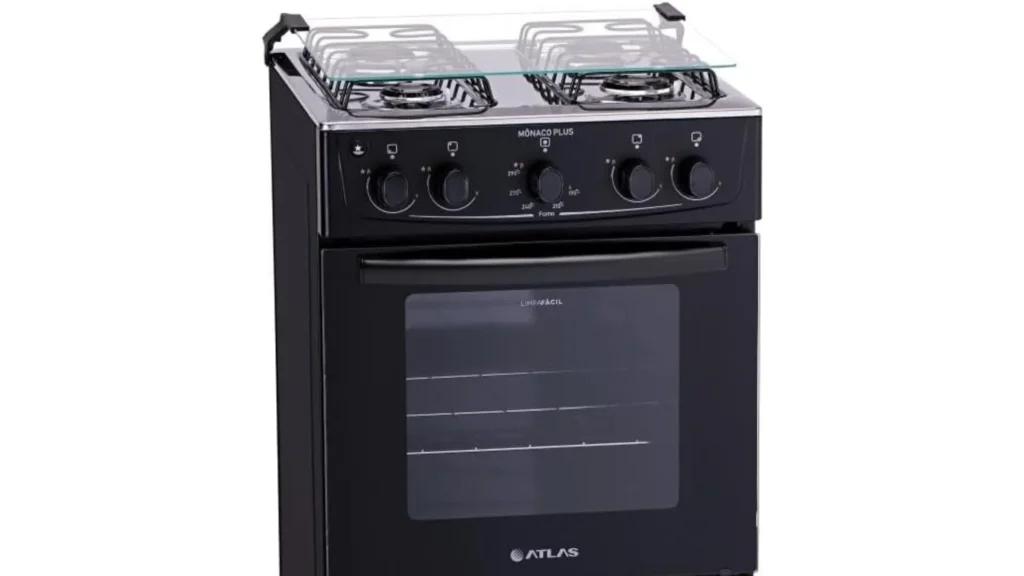 Fogão 4 Bocas Atlas Mônaco Plus