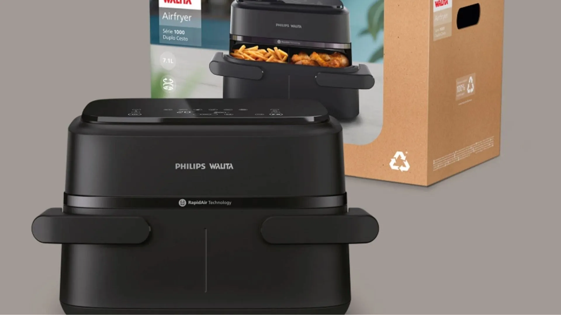 Fritadeira Airfryer Philips Walita Série 1000