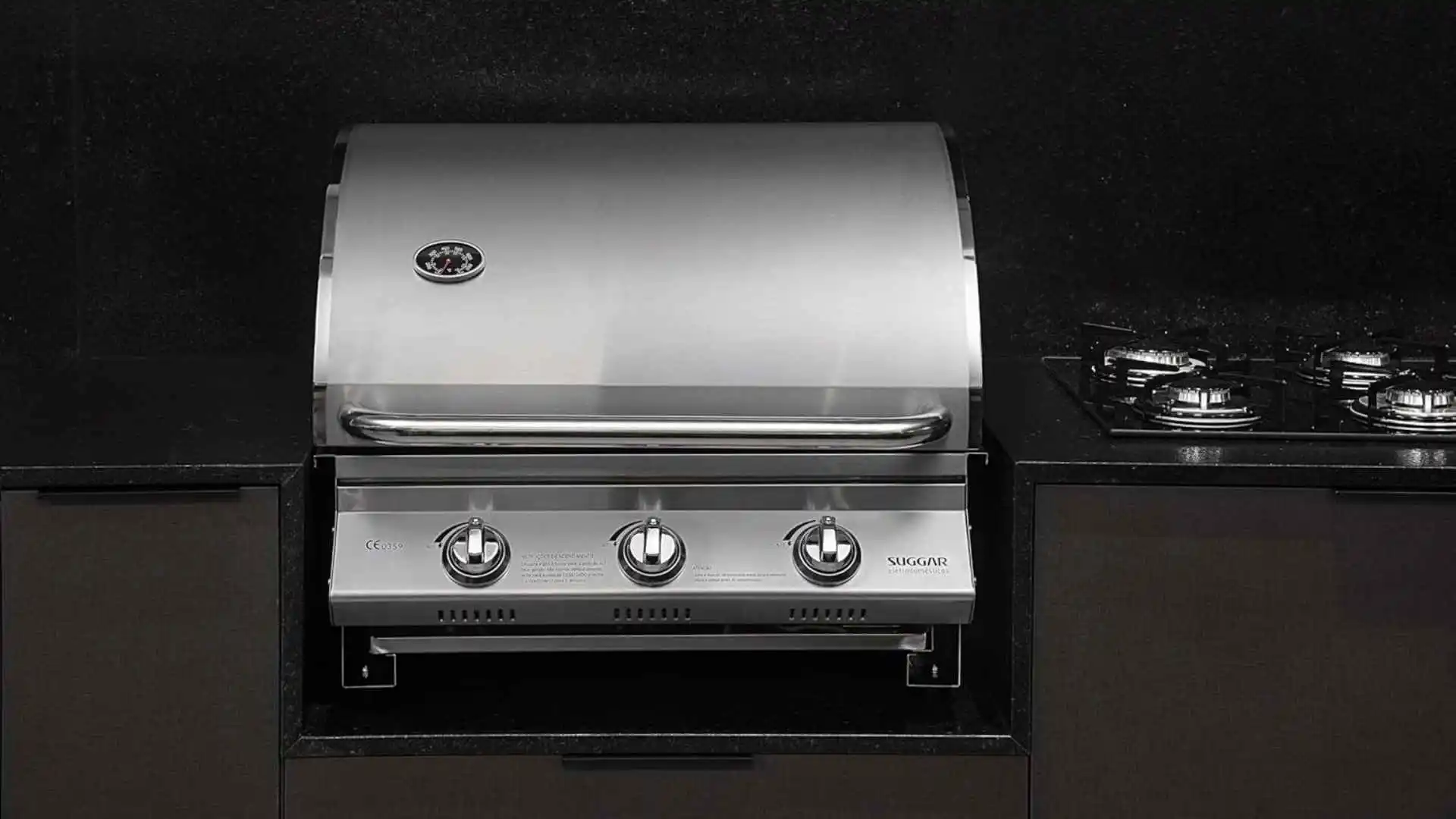 Churrasqueira para Bancada Inox a Gás Suggar CH3001IX