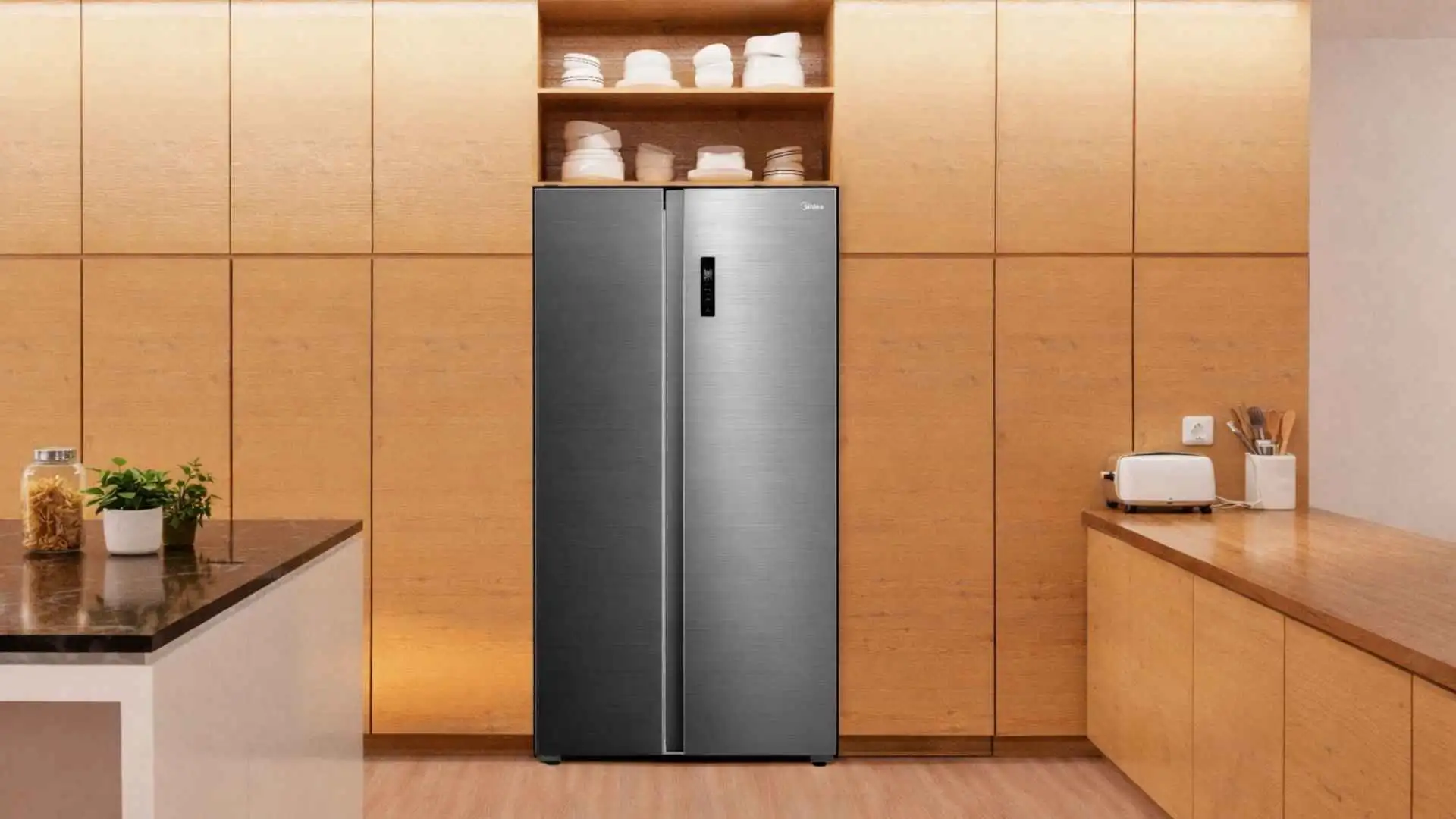 Geladeira 511L Conectada Midea MD-RS710FGD462