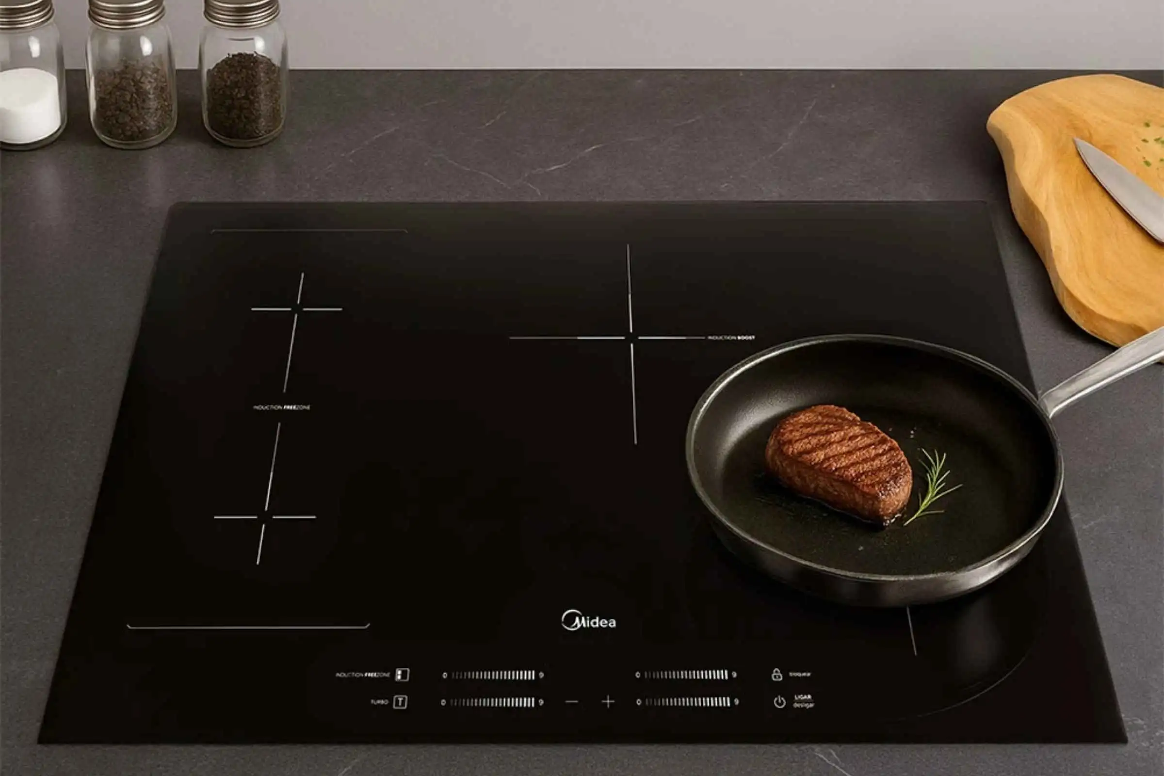 Cooktop 4 Bocas de Indução Even Pro Midea