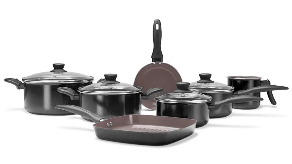 Jogo de Panelas Brinox Ceramic Life Easy