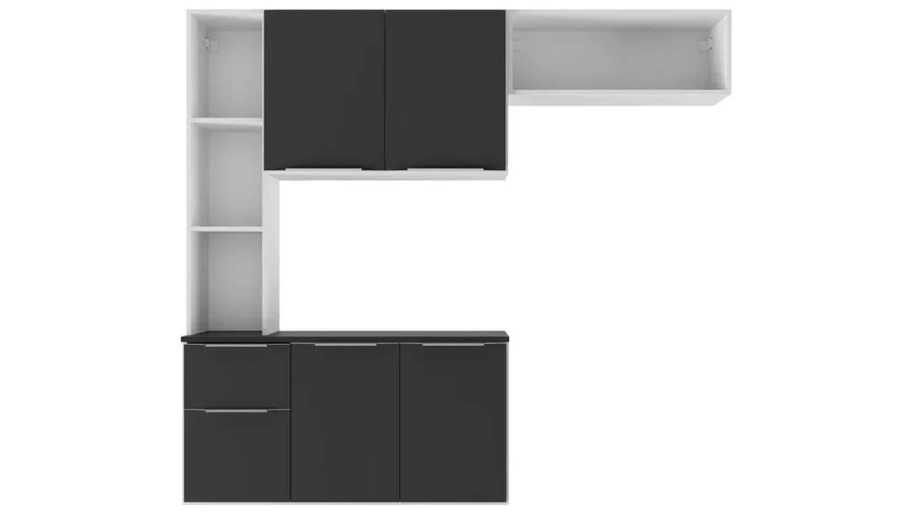 Armário de Cozinha Compacta e Balcão MP2001 Sofia Multimóveis