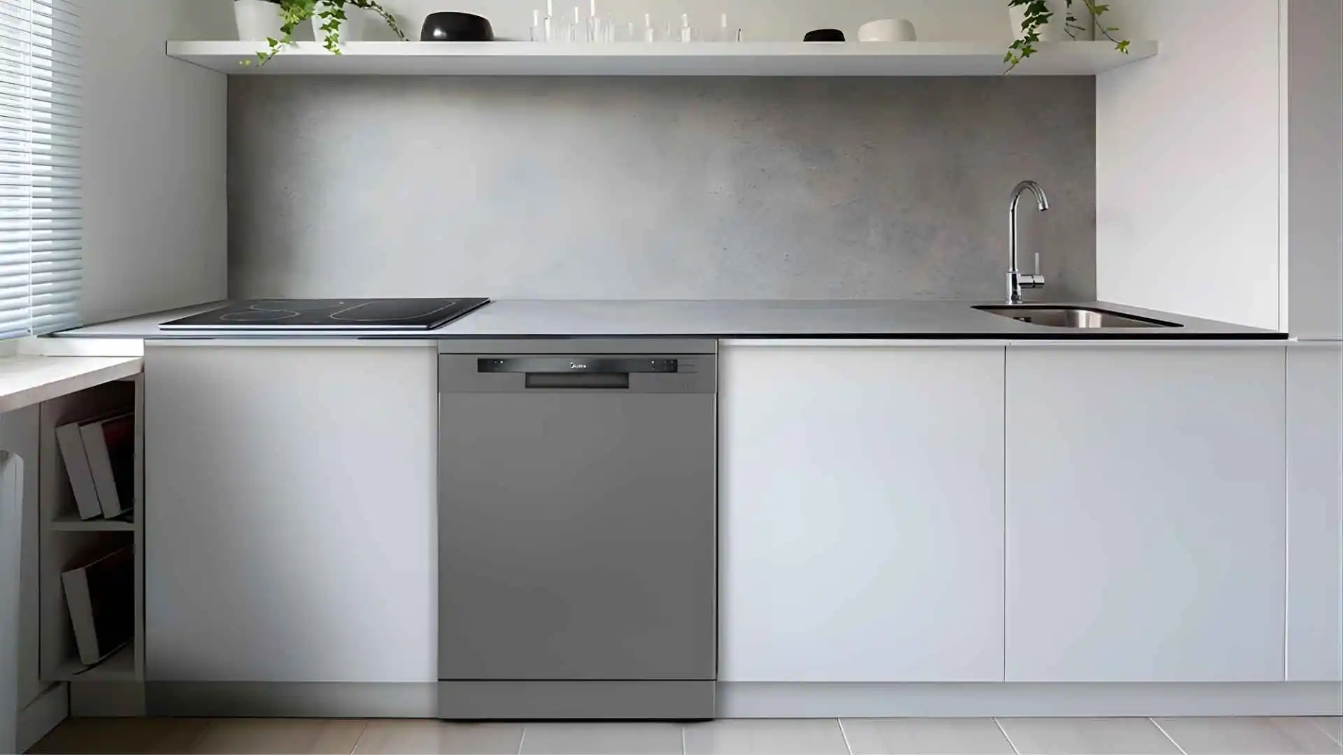 LAVA-LOUÇAS 14 SERVIÇOS CINZA MIDEA