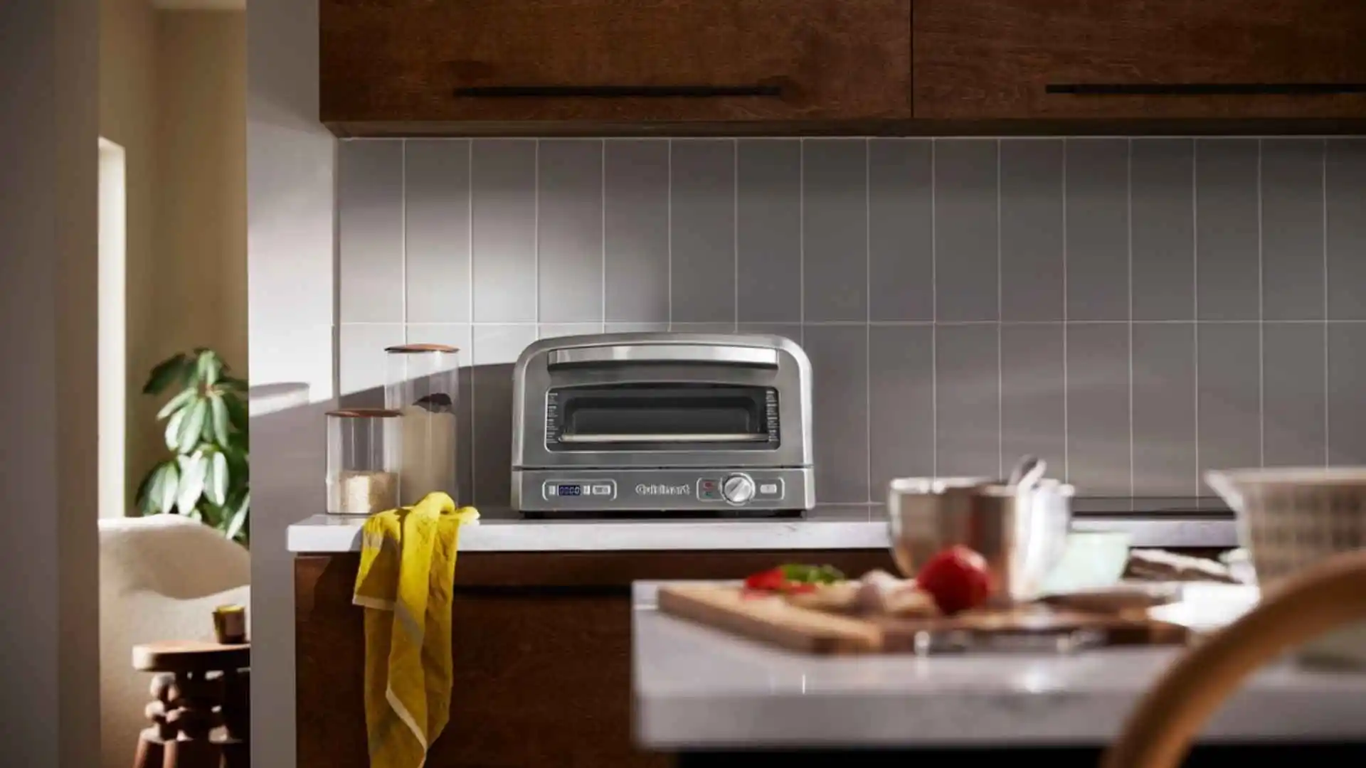 Forno de Pizza Cuisinart em Aço Escovado