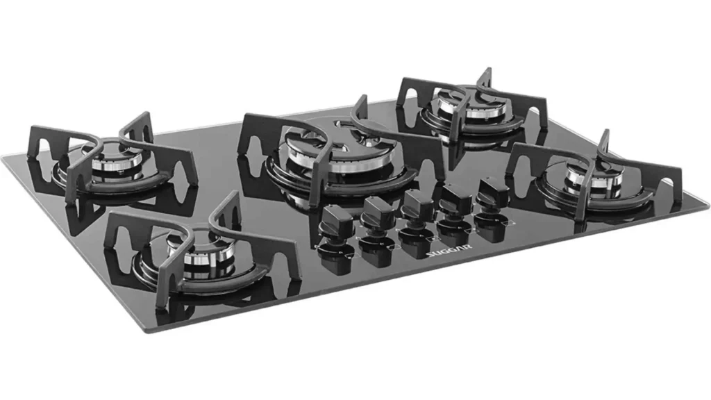 Cooktop Vidro 5 Bocas Suggar FG5305FVP