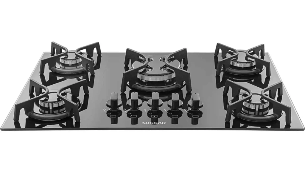 Cooktop Vidro 5 Bocas Suggar FG5305FVP