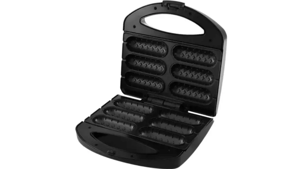 Detalhe das 6 cavidades com revestimento antiaderente da Crepeira Mondial CP-01