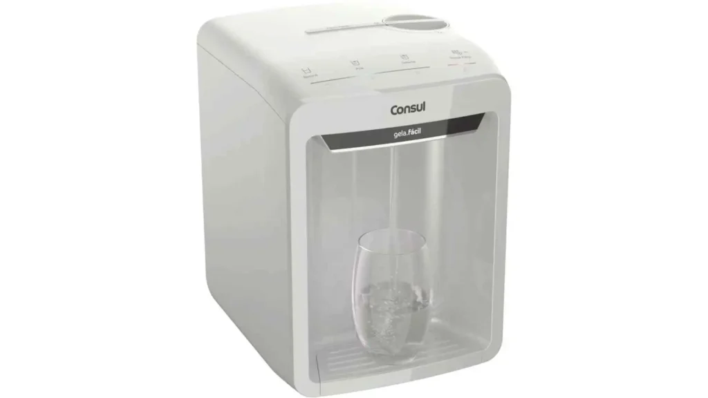 Purificador de água Consul CPB33AB branco com refrigeração eletrônica e bica articulada