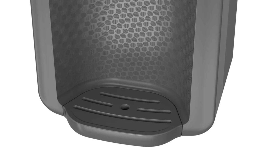 Bandeja coletora removível do purificador de água Consul CPC31AF facilitando a limpeza