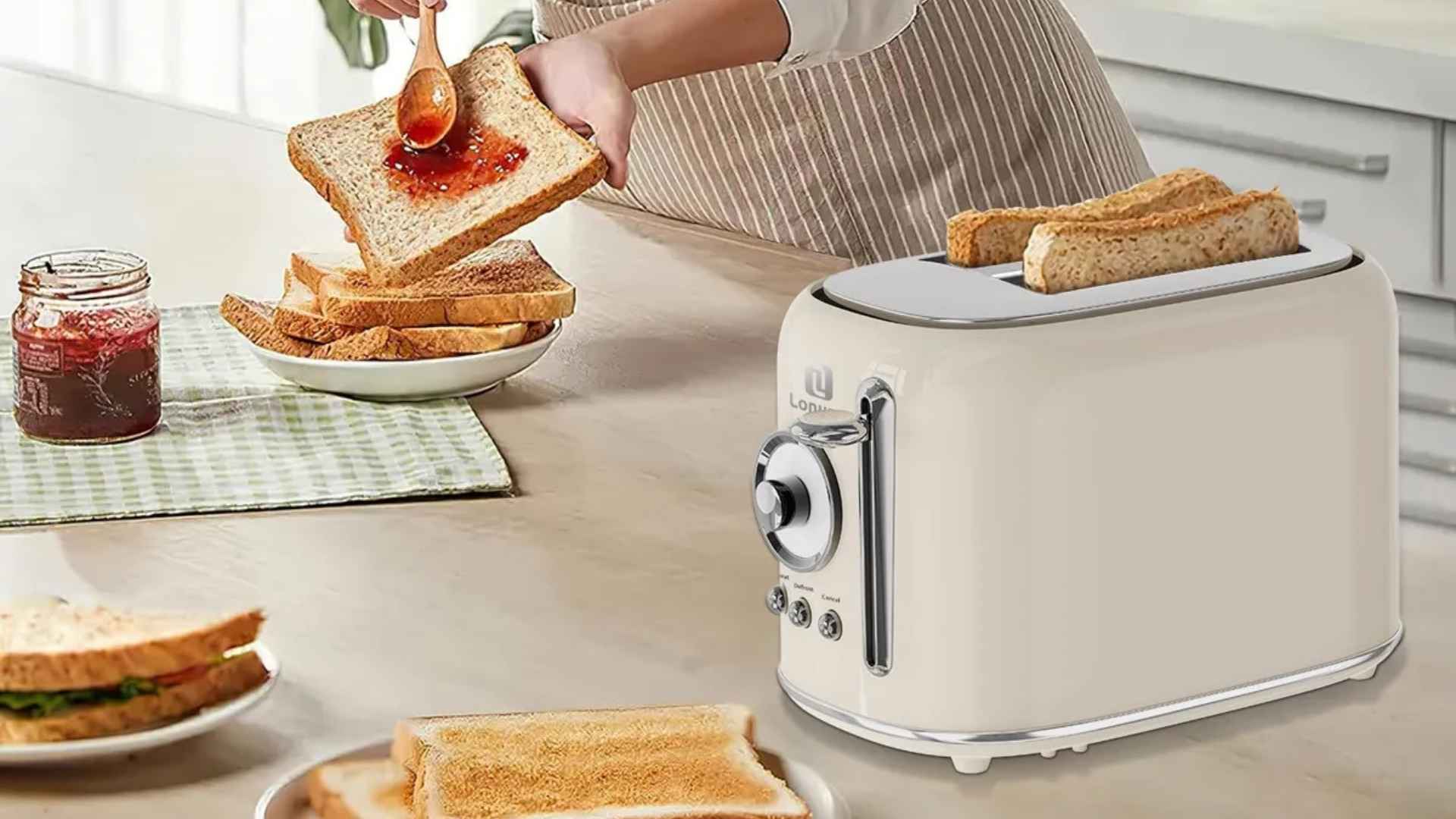 Torradeira LONYAN 800W: O Charme Retrô que faltava na sua Cozinha