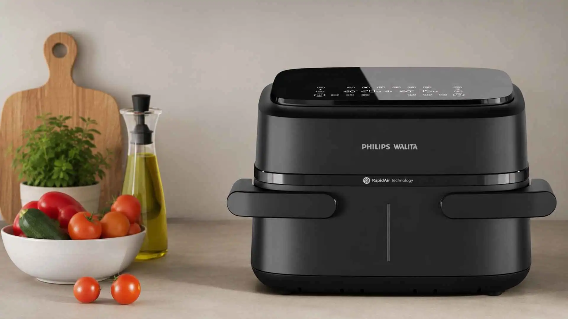air fryer com cesto duplo