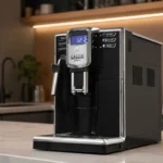 Cafeteira espresso Gaggia Anima Pannarello com moedor cerâmico e painel digital na bancada