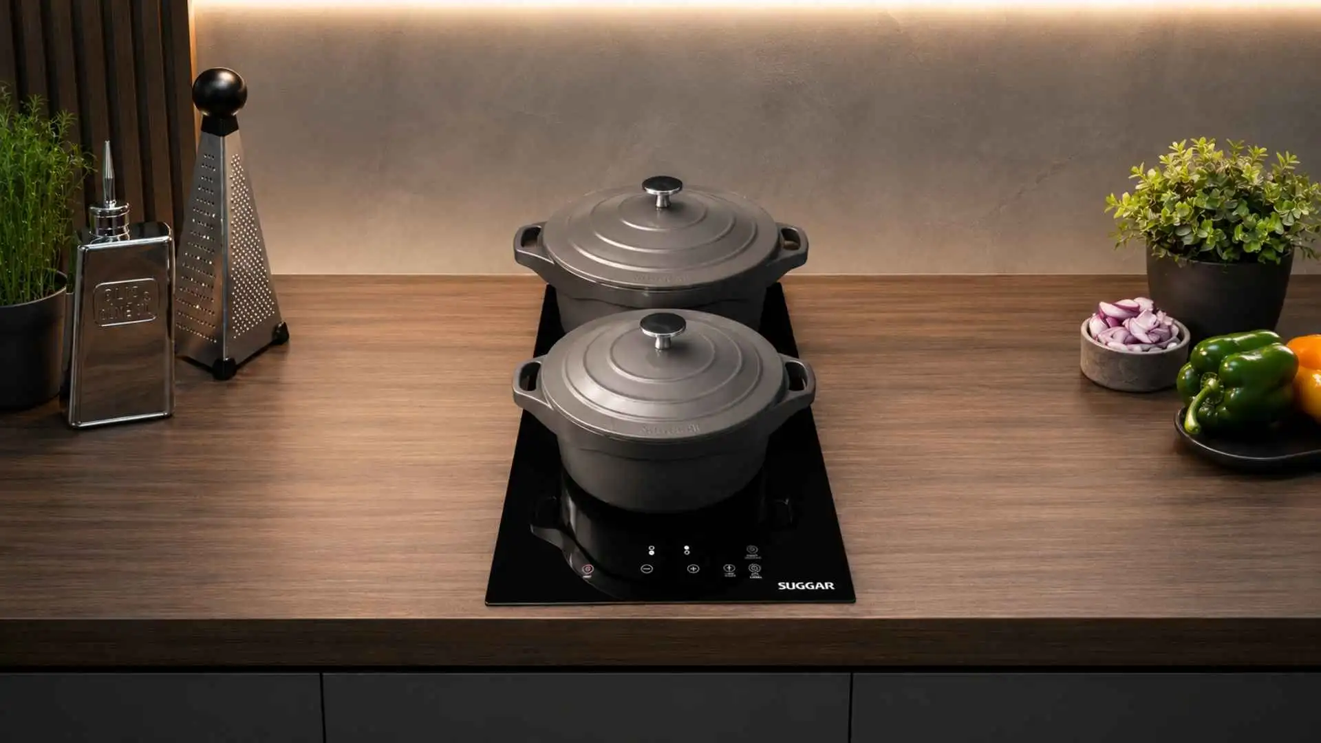 Suggar Cooktop de Indução 2 Zonas