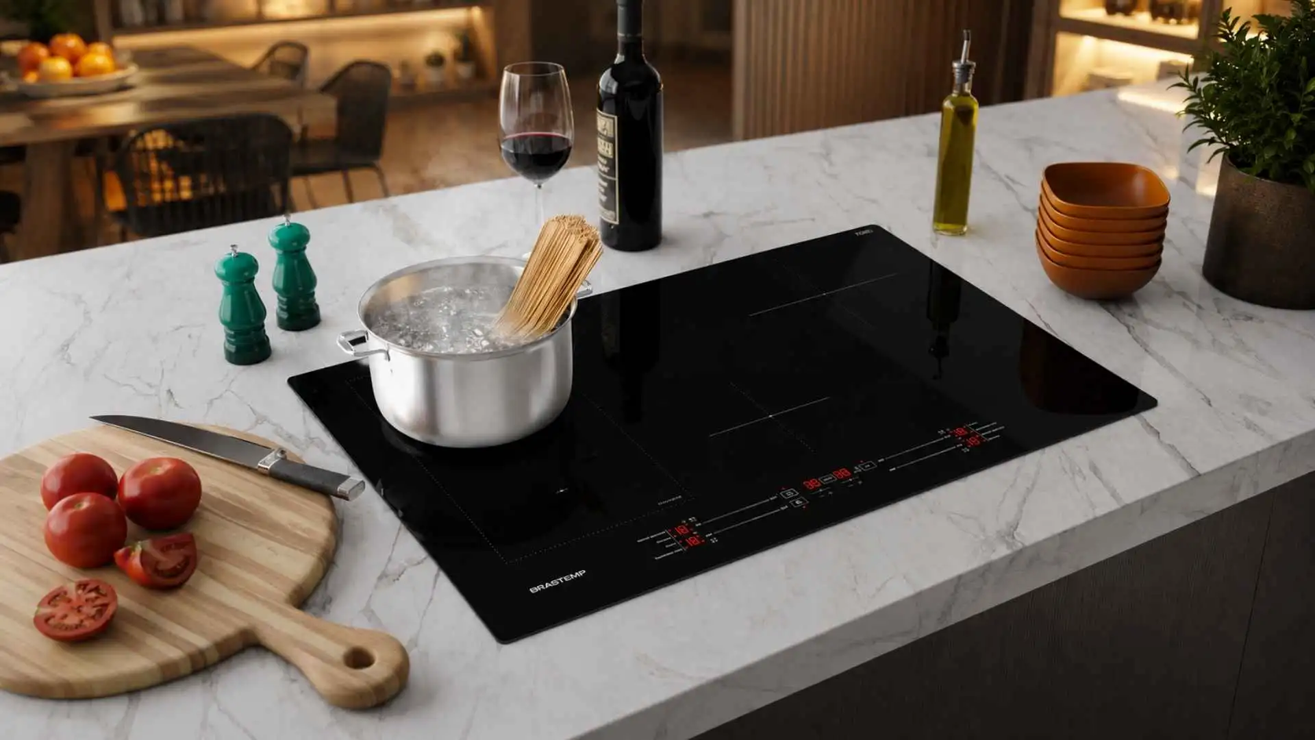 Cooktop 4 Bocas Brastemp Flexizone