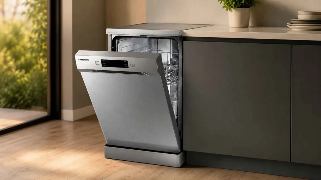 Lava-Louças Samsung 10 Serviços com sistema de abertura automática da porta para secagem rápida